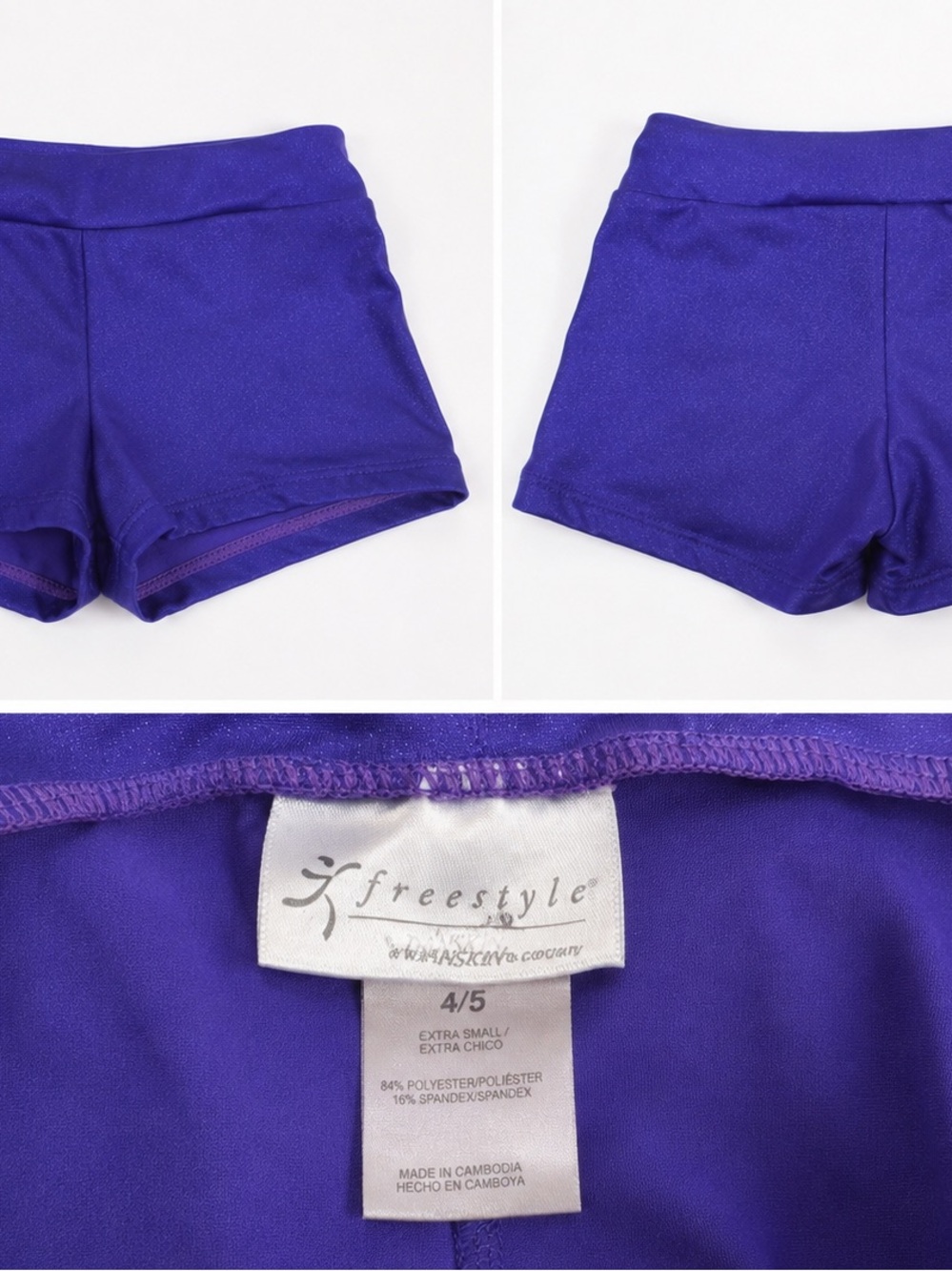 Freestyle Royal Purple Dance Shorts